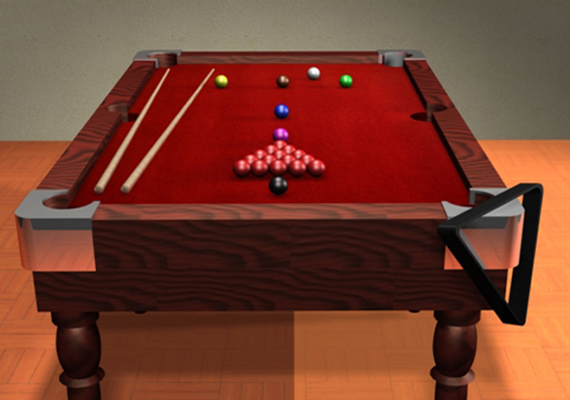 Conception d’un billard sous 3Ds Max dans le cadre de mes cours d’infographie.